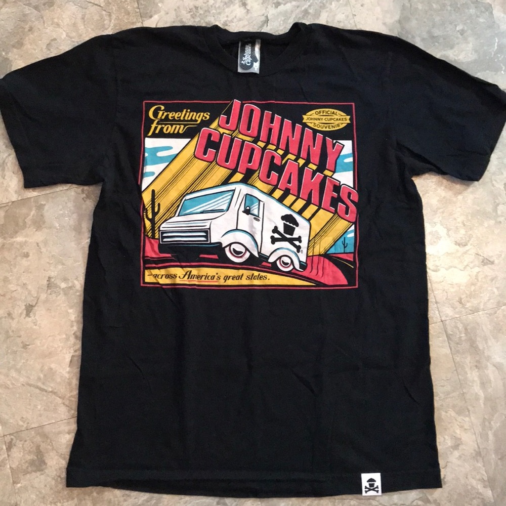Johnny cupcakes suitcase tour tee